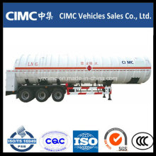 Fabrik Kundenspezifische Tri Achse 56m3 LNG Tank mit Anhänger
